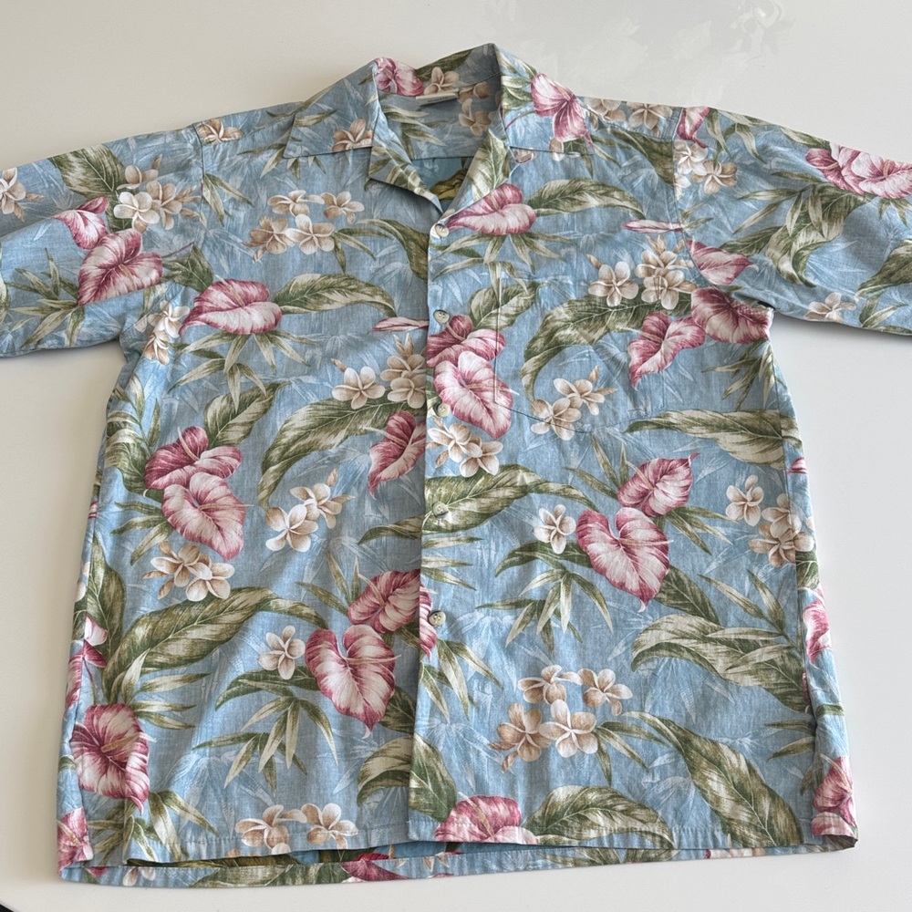 Go Barefoot Floral Hawaiian Shirt